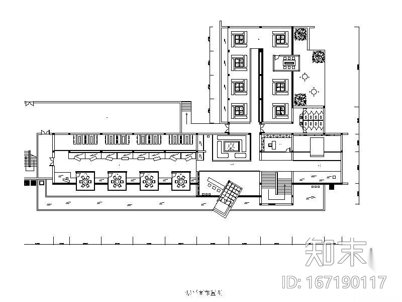 某刻印室装修图(含效果)cad施工图下载【ID:167190117】