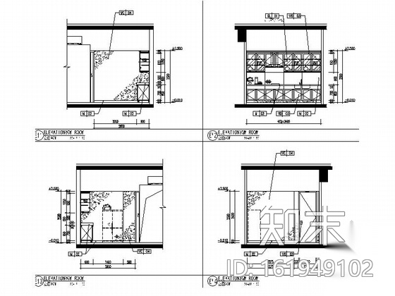[河北]某五星级豪华酒店驻店经理室内装修施工图cad施工图下载【ID:161949102】