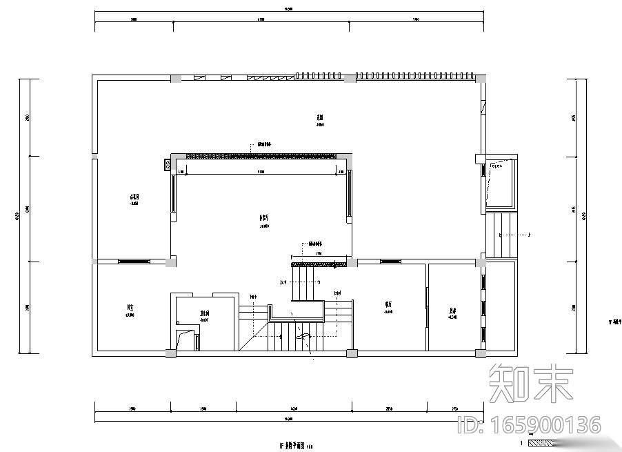 [四川]东南亚450平米联排别墅设计施工图（附效果图）cad施工图下载【ID:165900136】