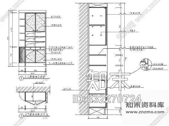 图块/节点主卫置物柜详图cad施工图下载【ID:832270724】