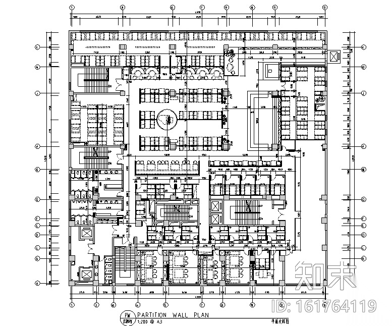 [新疆]线条韵律主题咖啡厅设计施工图（附效果图）cad施工图下载【ID:161764119】