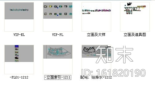 [江西]民族特色会所室内设计方案施工图cad施工图下载【ID:161820190】