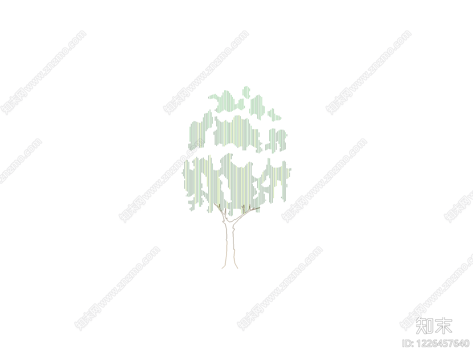 乔木种植CAD图纸