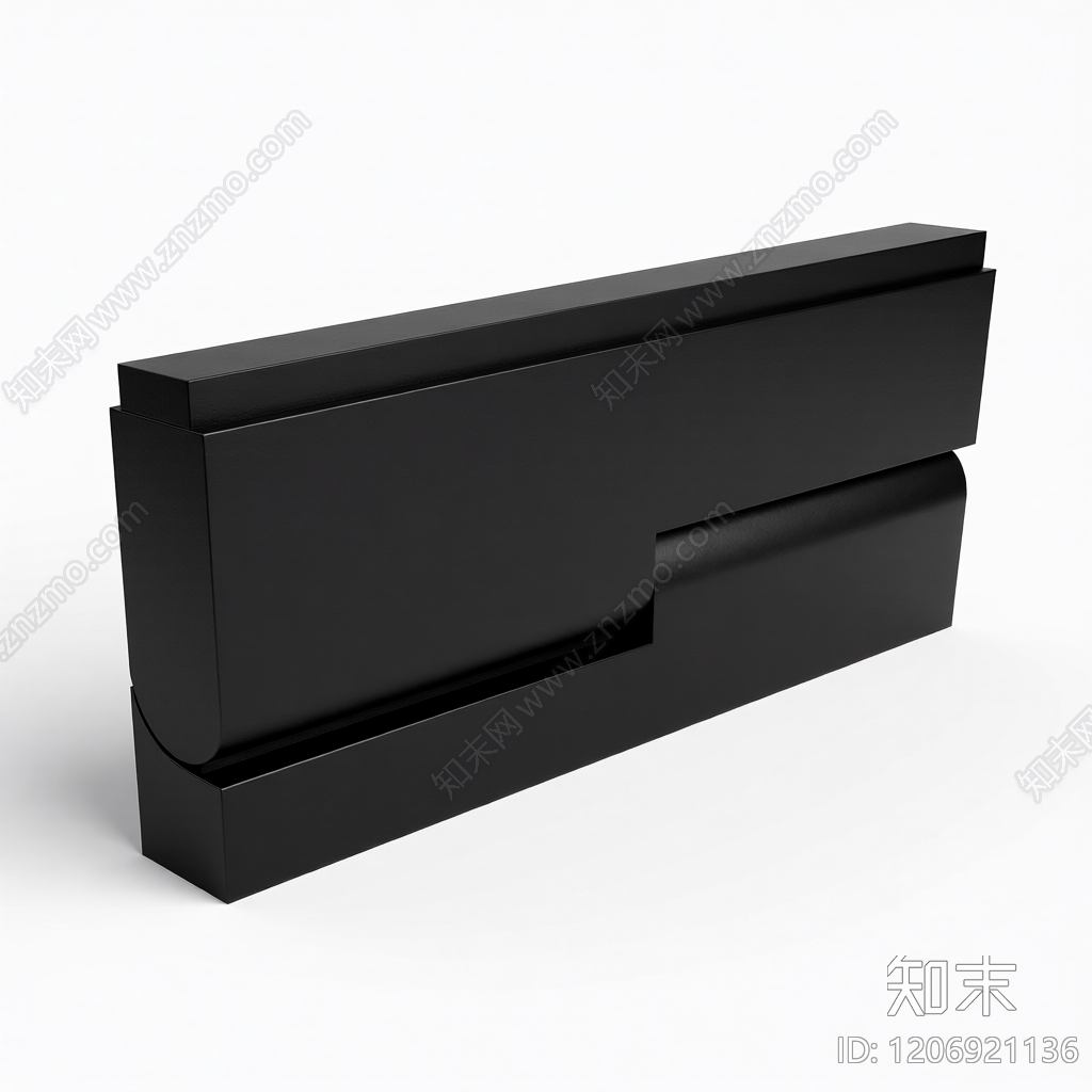 灰色模块化隔断3D模型下载【ID:1206921136】