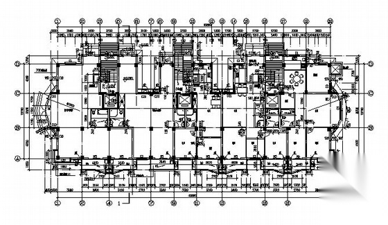 温州某小高层住宅小区单体建筑群施工图cad施工图下载【ID:149844120】