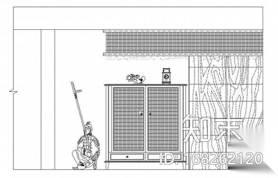 某家装施工布置图cad施工图下载【ID:168262120】