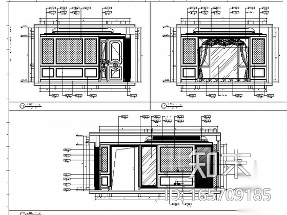 [成都]奢华欧陆风格双层别墅室内装修图（含效果）cad施工图下载【ID:165709185】