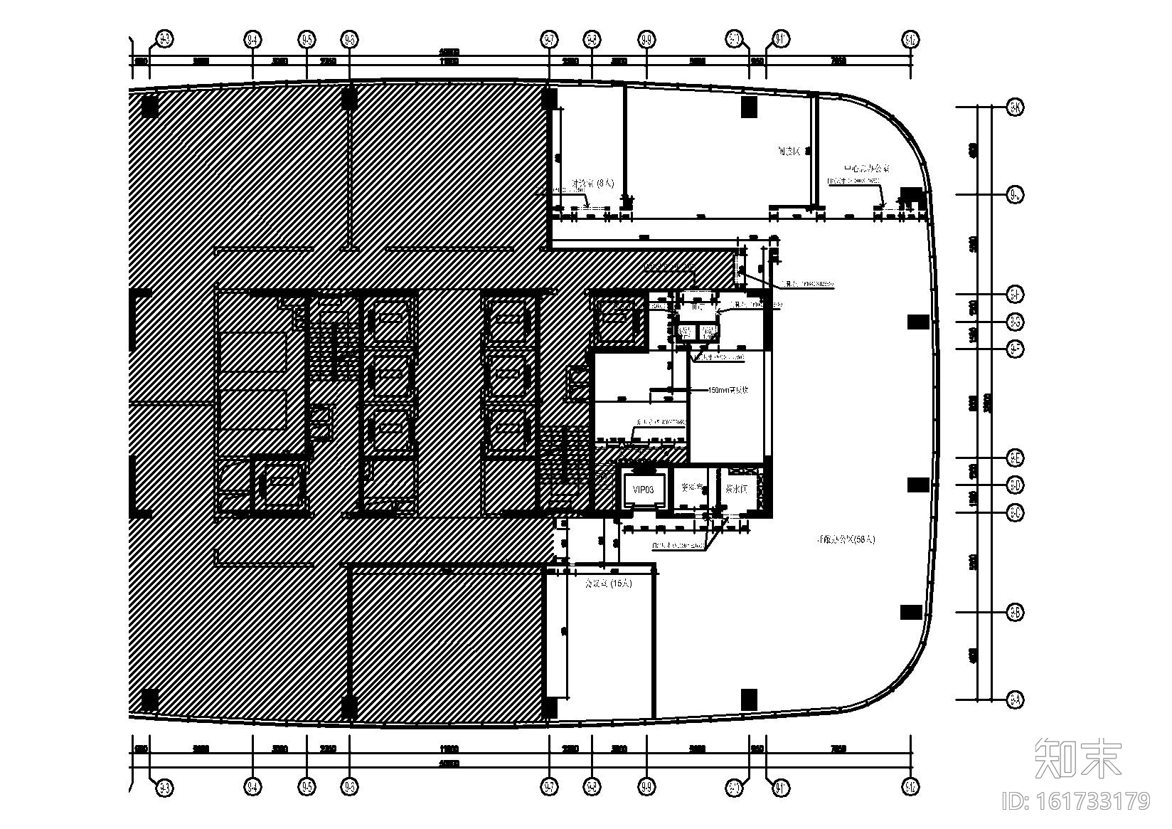 [深圳]-鸿荣源集团总部办公楼施工图+效果图cad施工图下载【ID:161733179】