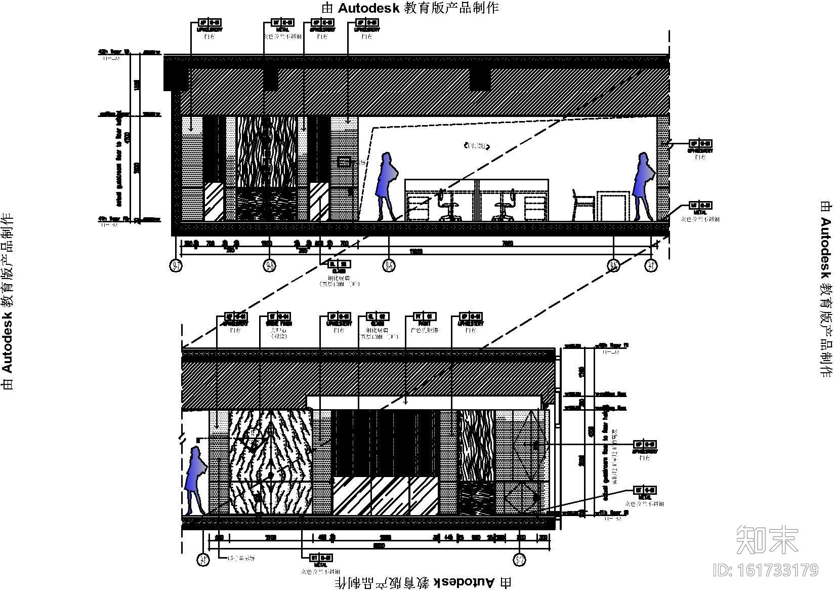 [深圳]-鸿荣源集团总部办公楼施工图+效果图cad施工图下载【ID:161733179】