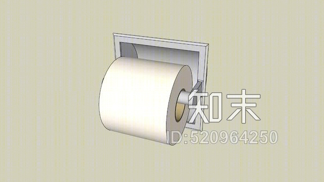 厕纸架SU模型下载【ID:520964250】