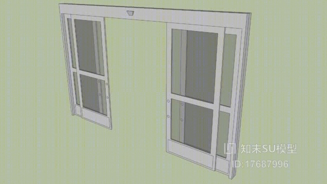双开门SU模型下载【ID:17687996】