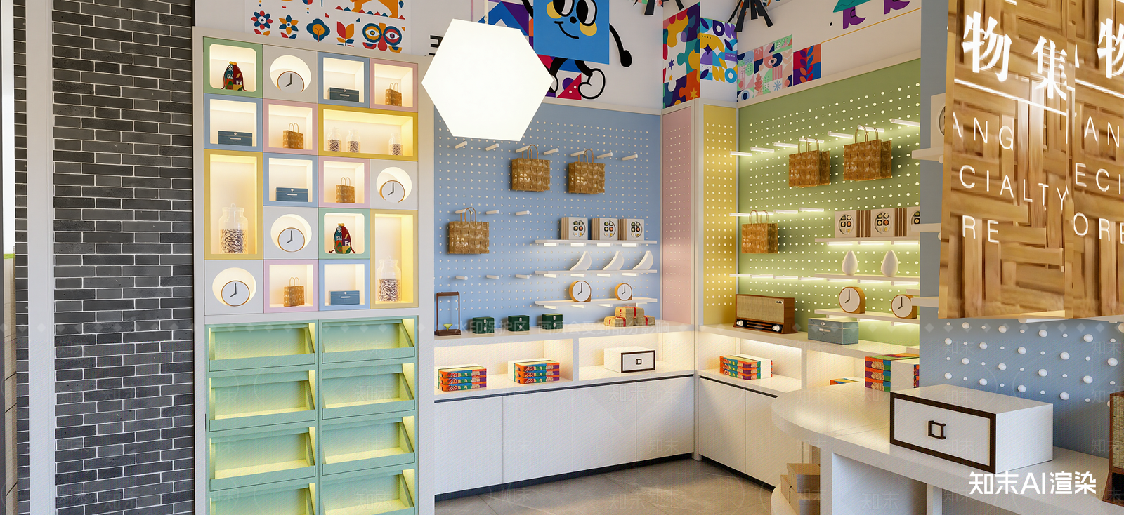 现代玩具礼品店SU模型下载【ID:1222284077】