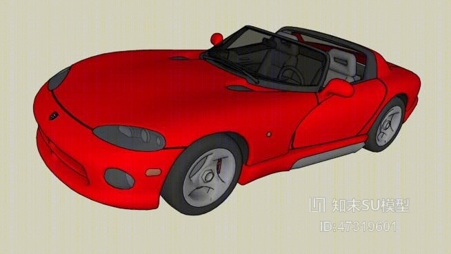 道奇蝰蛇rt-10（版本1.2）SU模型下载【ID:47319601】