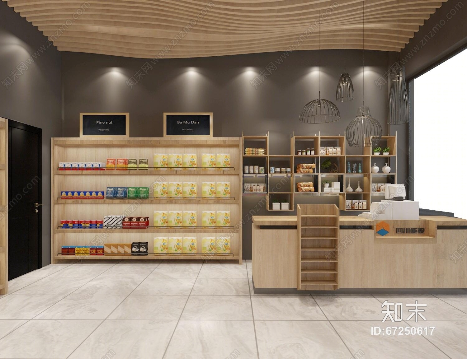 现代加油站便利店3D模型下载【ID:67250617】