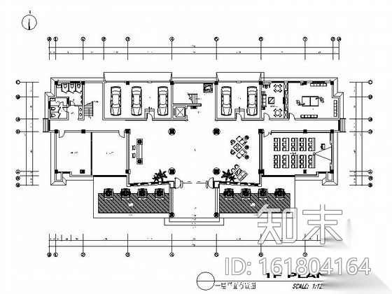 [苏州]国际集团办公楼中式设计室内装修施工图（含效果图...施工图下载【ID:161804164】