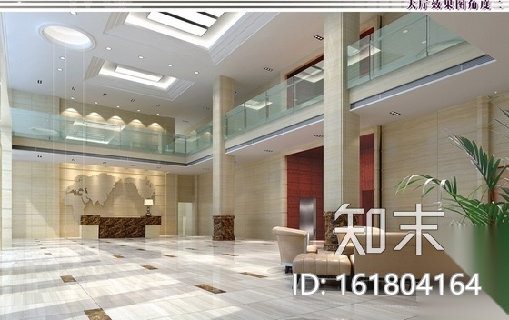[苏州]国际集团办公楼中式设计室内装修施工图（含效果图...cad施工图下载【ID:161804164】