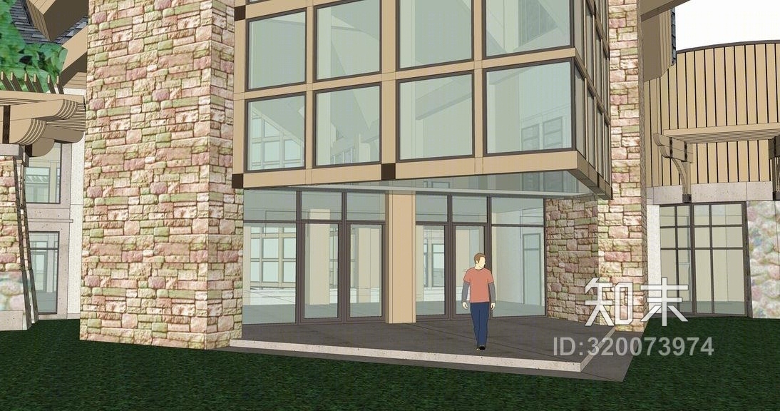 现代会所SU模型下载【ID:320073974】