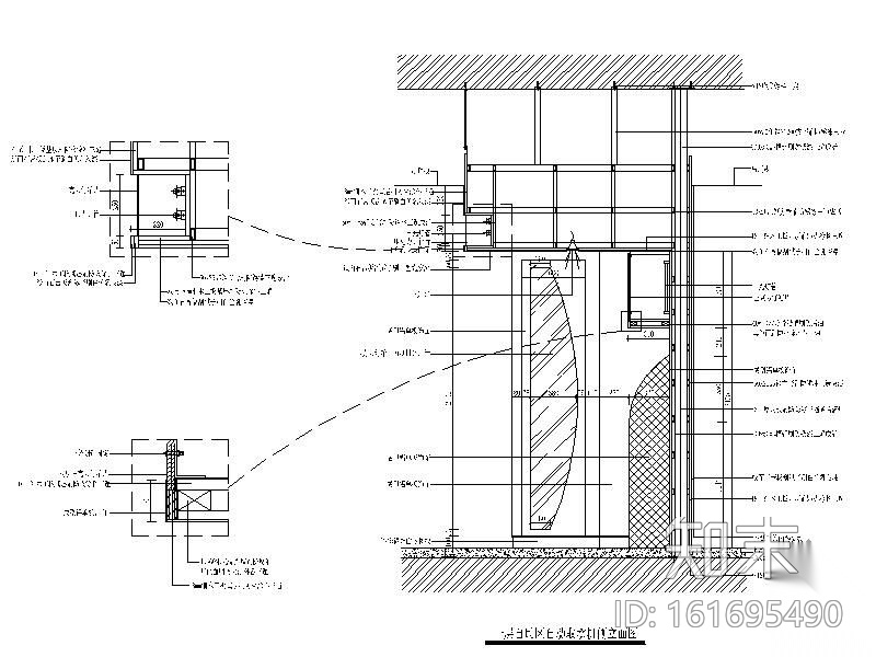 招商银行某分行装修施工图cad施工图下载【ID:161695490】