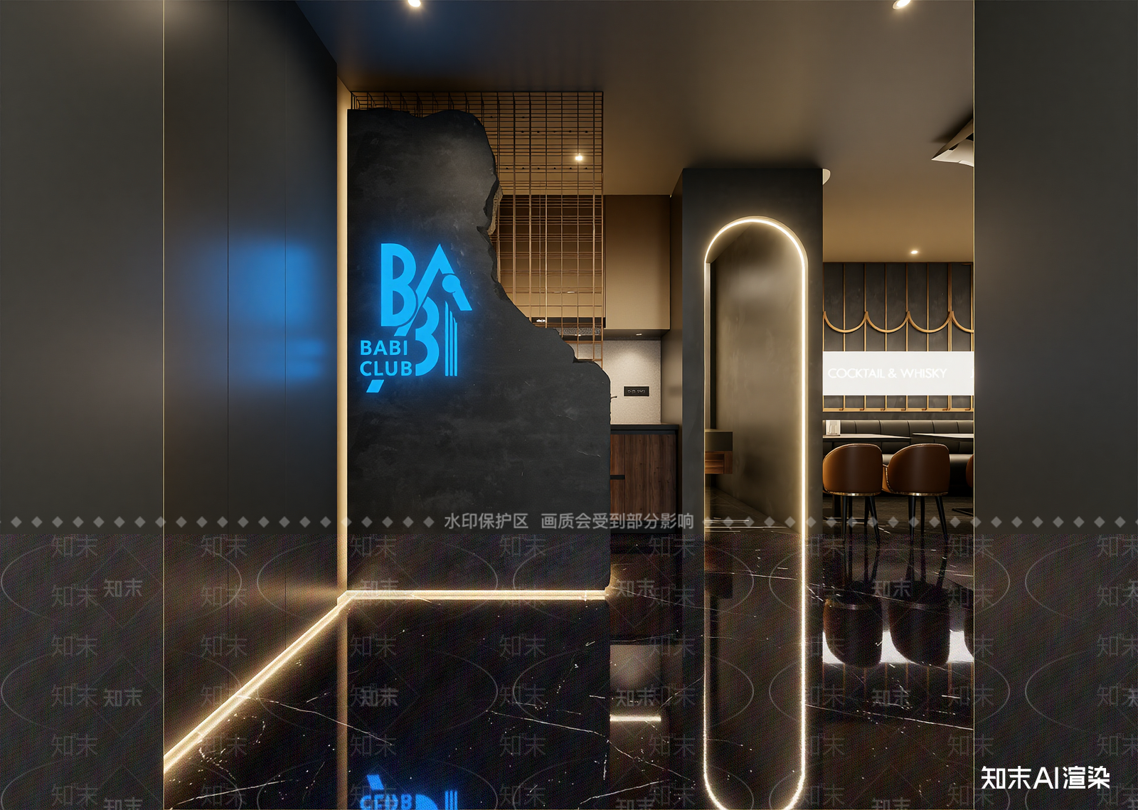 现代酒吧3D模型下载【ID:1214934833】