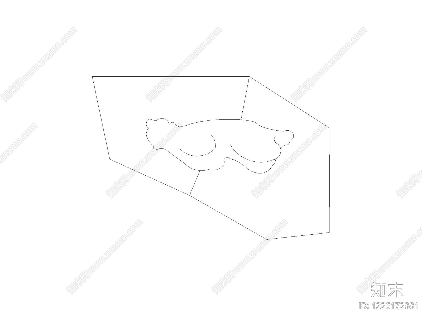 网红平立面动态图块cad施工图下载【ID:1226172381】