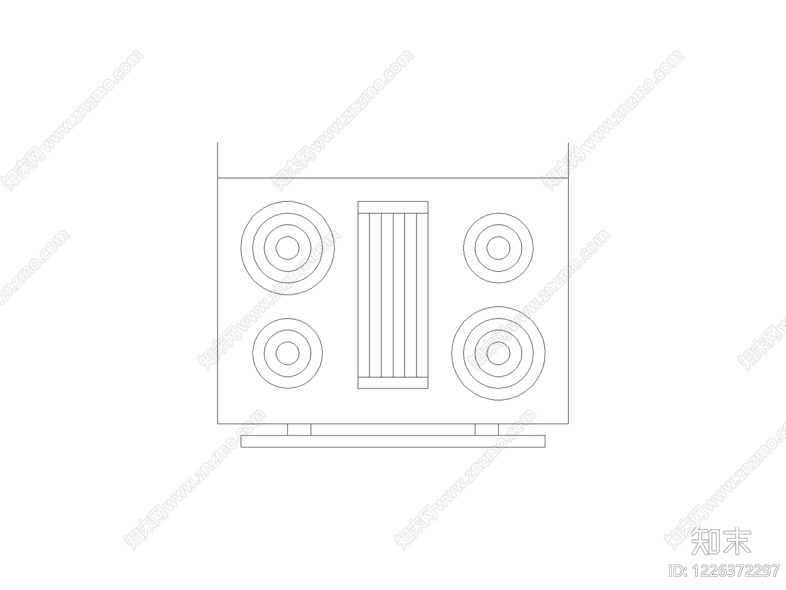 厨房设施CAD图纸