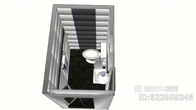 2008年5月普通公共浴室SU模型下载【ID:522909248】