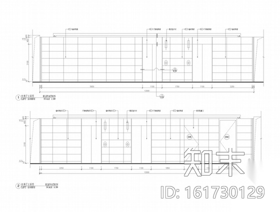 [成都]某设计院设计的现代商业办公空间施工图（含效果图...cad施工图下载【ID:161730129】