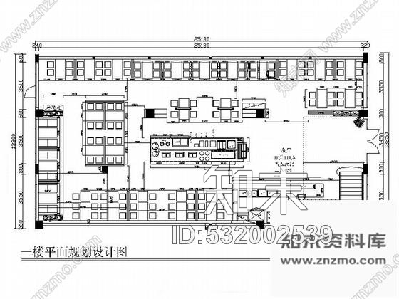 施工图贵族式牛排馆室内装修图cad施工图下载【ID:532002539】