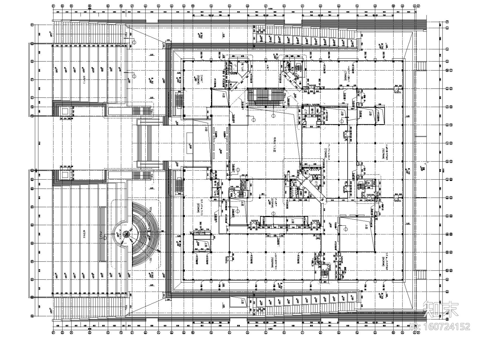 [河南]洛阳博物馆新馆建筑施工图 效果图施工图下载