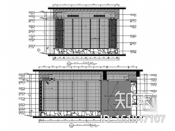 [海南]精品四层东南亚风格别墅室内装修施工图（含高清效...cad施工图下载【ID:161847107】