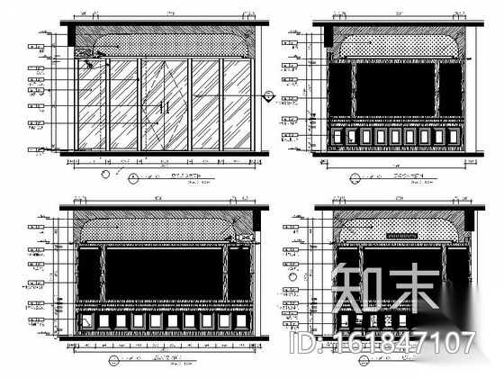 [海南]精品四层东南亚风格别墅室内装修施工图（含高清效...cad施工图下载【ID:161847107】