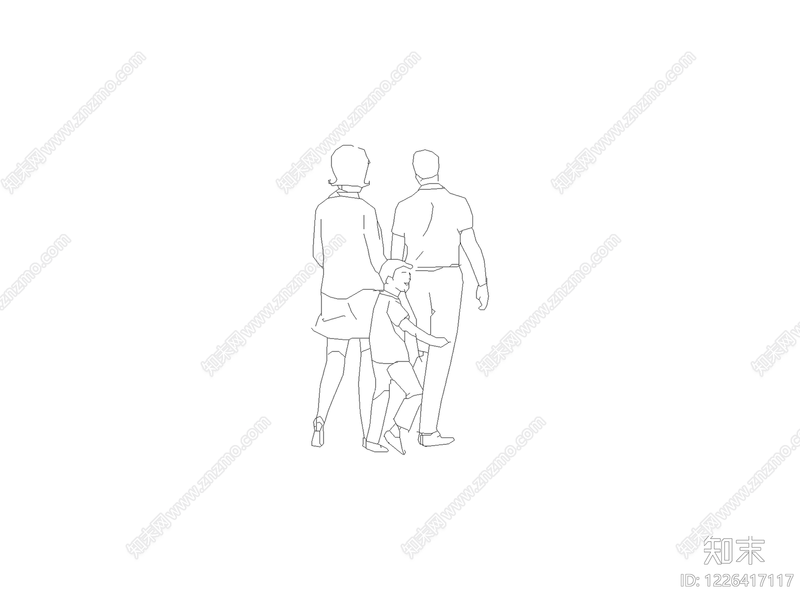 人物cad施工图下载【ID:1226417117】