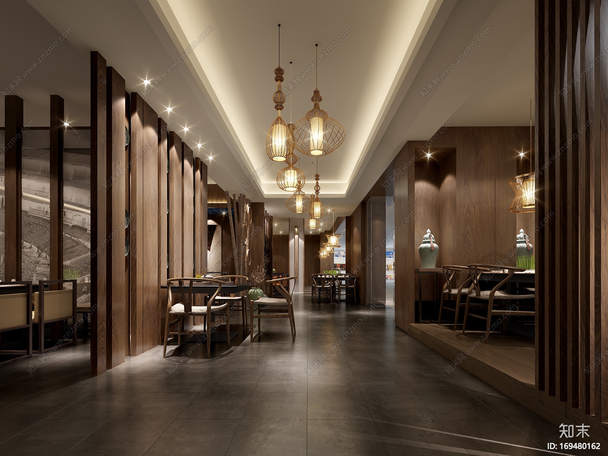 新中式cad施工图下载【ID:169480162】