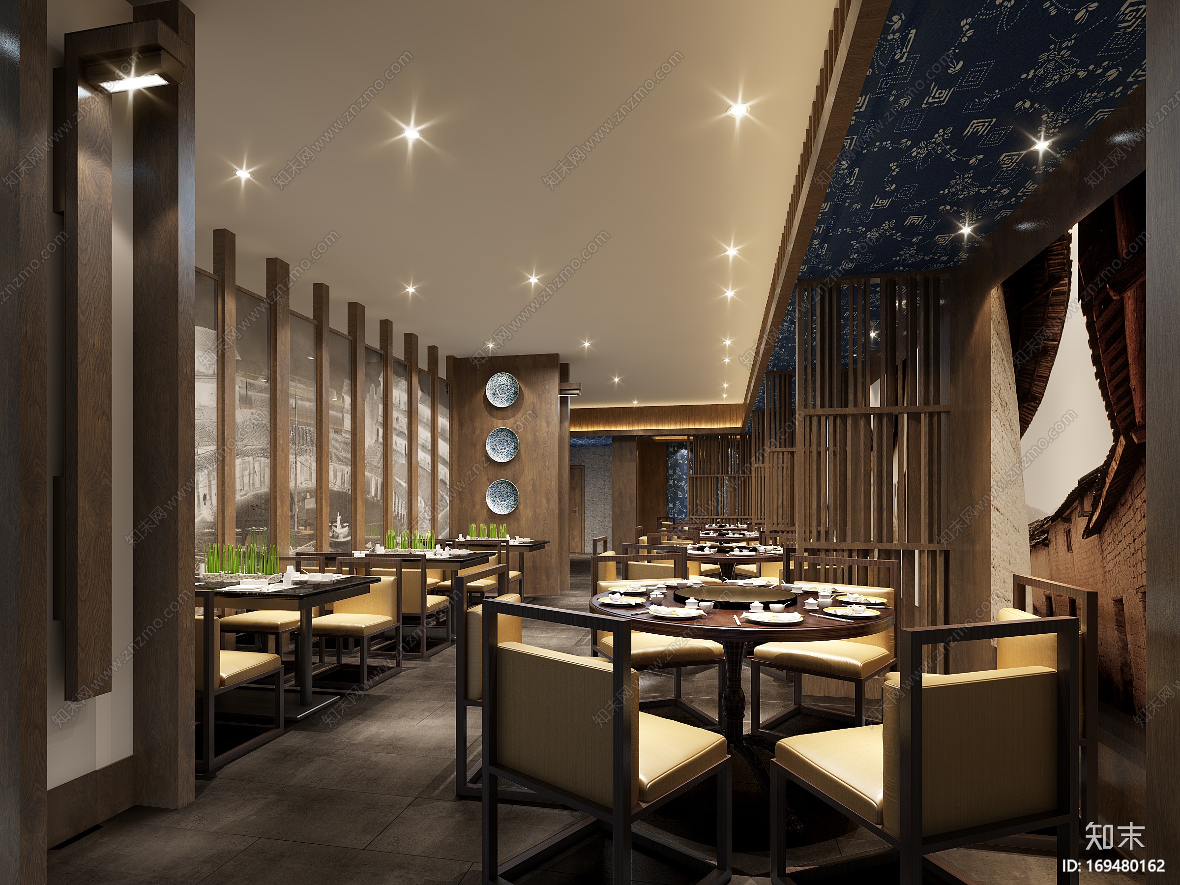 新中式cad施工图下载【ID:169480162】