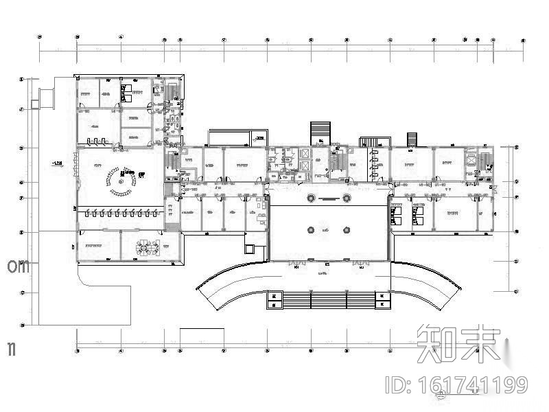 某市公安局办公楼装修图（含效果）cad施工图下载【ID:161741199】