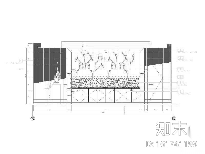 某市公安局办公楼装修图（含效果）cad施工图下载【ID:161741199】