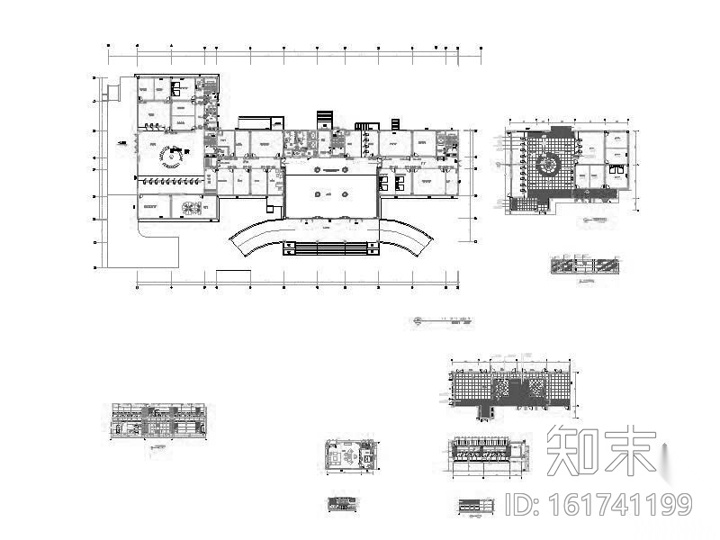 某市公安局办公楼装修图（含效果）cad施工图下载【ID:161741199】