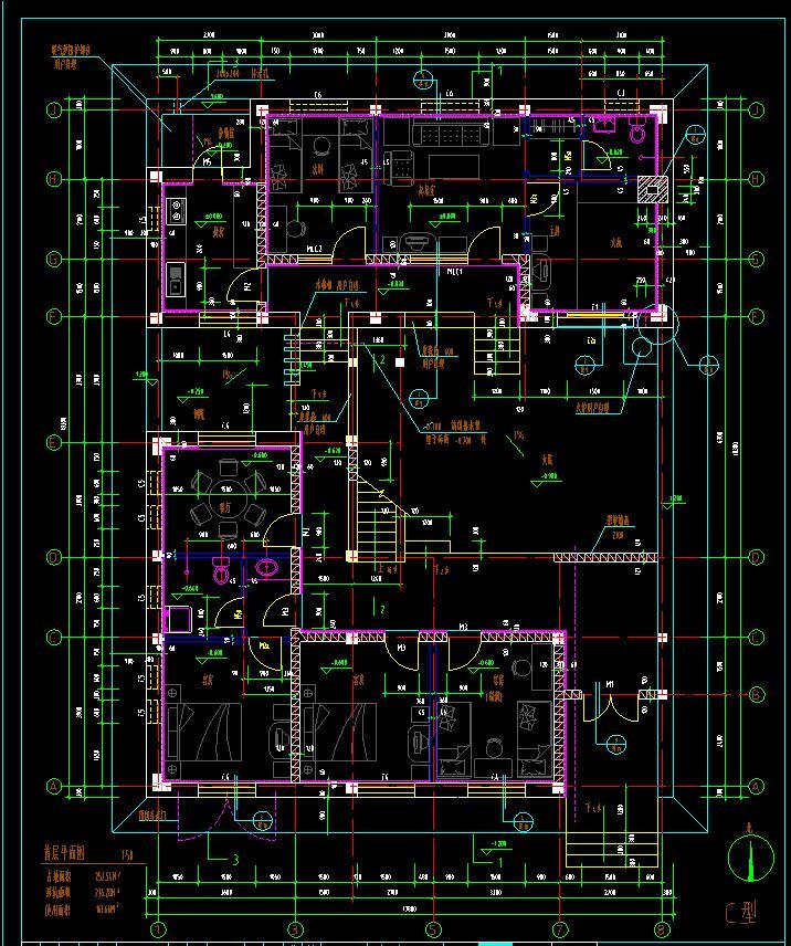 8个别墅建筑设计方案（包含CAD+效果图）cad施工图下载【ID:150024161】