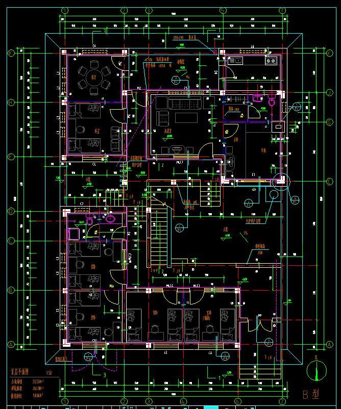 8个别墅建筑设计方案（包含CAD+效果图）cad施工图下载【ID:150024161】