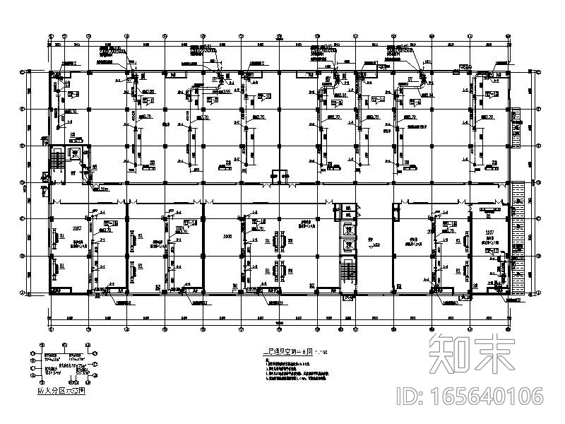 3万平方综合仓库暖通设计施工图_空调大样图cad施工图下载【ID:165640106】