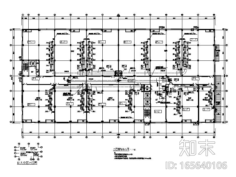 3万平方综合仓库暖通设计施工图_空调大样图cad施工图下载【ID:165640106】