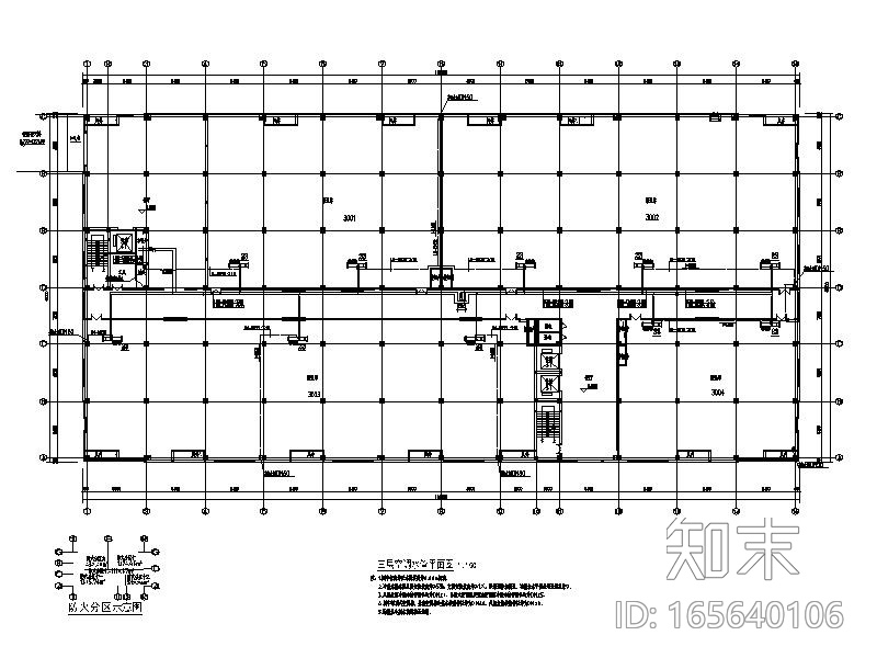 3万平方综合仓库暖通设计施工图_空调大样图cad施工图下载【ID:165640106】