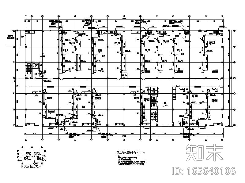 3万平方综合仓库暖通设计施工图_空调大样图cad施工图下载【ID:165640106】