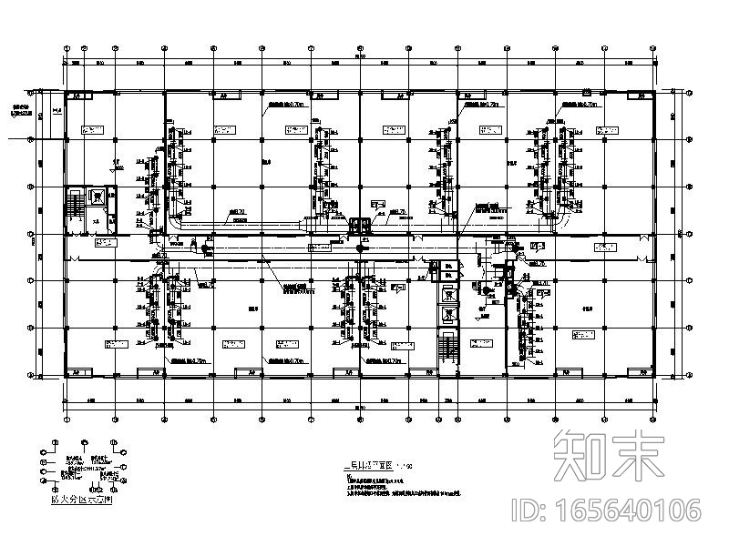 3万平方综合仓库暖通设计施工图_空调大样图cad施工图下载【ID:165640106】