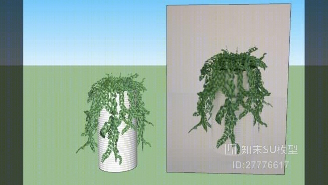 盆栽SU模型下载【ID:27776617】