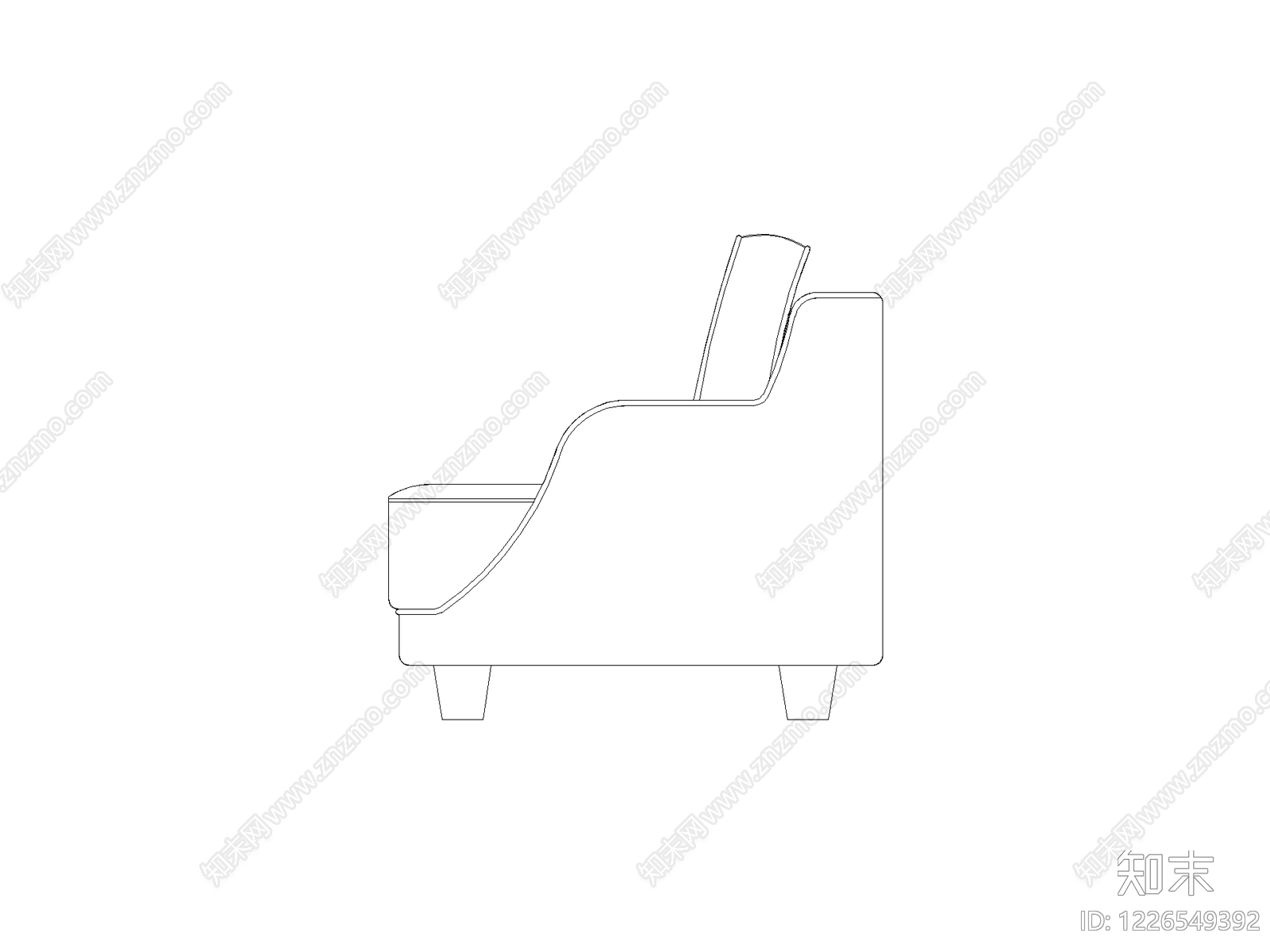 沙发CAD图纸