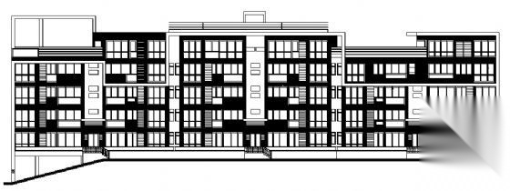 东部花园洋房10栋住宅楼建筑施工图cad施工图下载【ID:149847183】