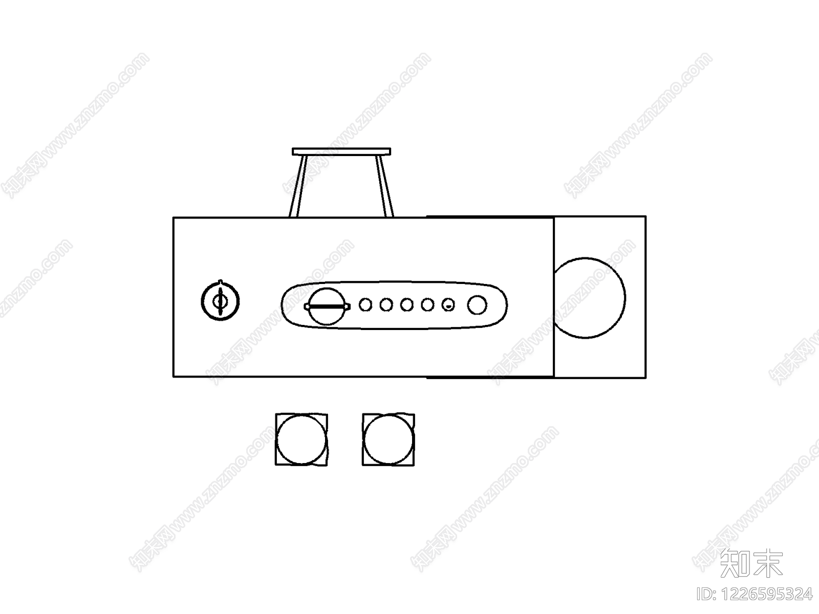 柜子cad施工图下载【ID:1226595324】