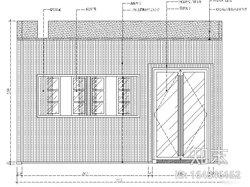 [晋江]特色复古酒吧室内设计CAD施工图（含效果图）cad施工图下载【ID:164846152】