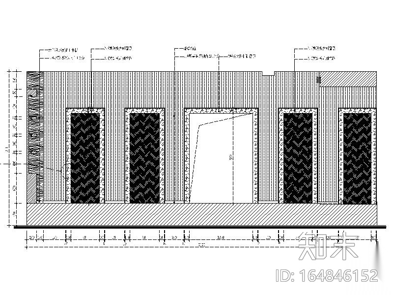 [晋江]特色复古酒吧室内设计CAD施工图（含效果图）cad施工图下载【ID:164846152】